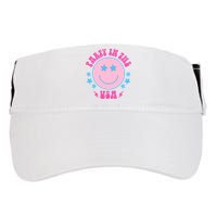 Party In The USA Retro Star Smile Adult Drive Performance Visor