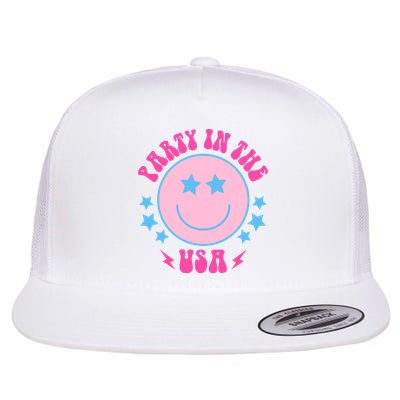 Party In The USA Retro Star Smile Flatbill Hat