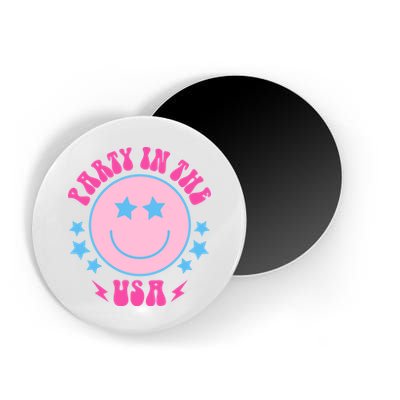 Party In The USA Retro Star Smile Magnet