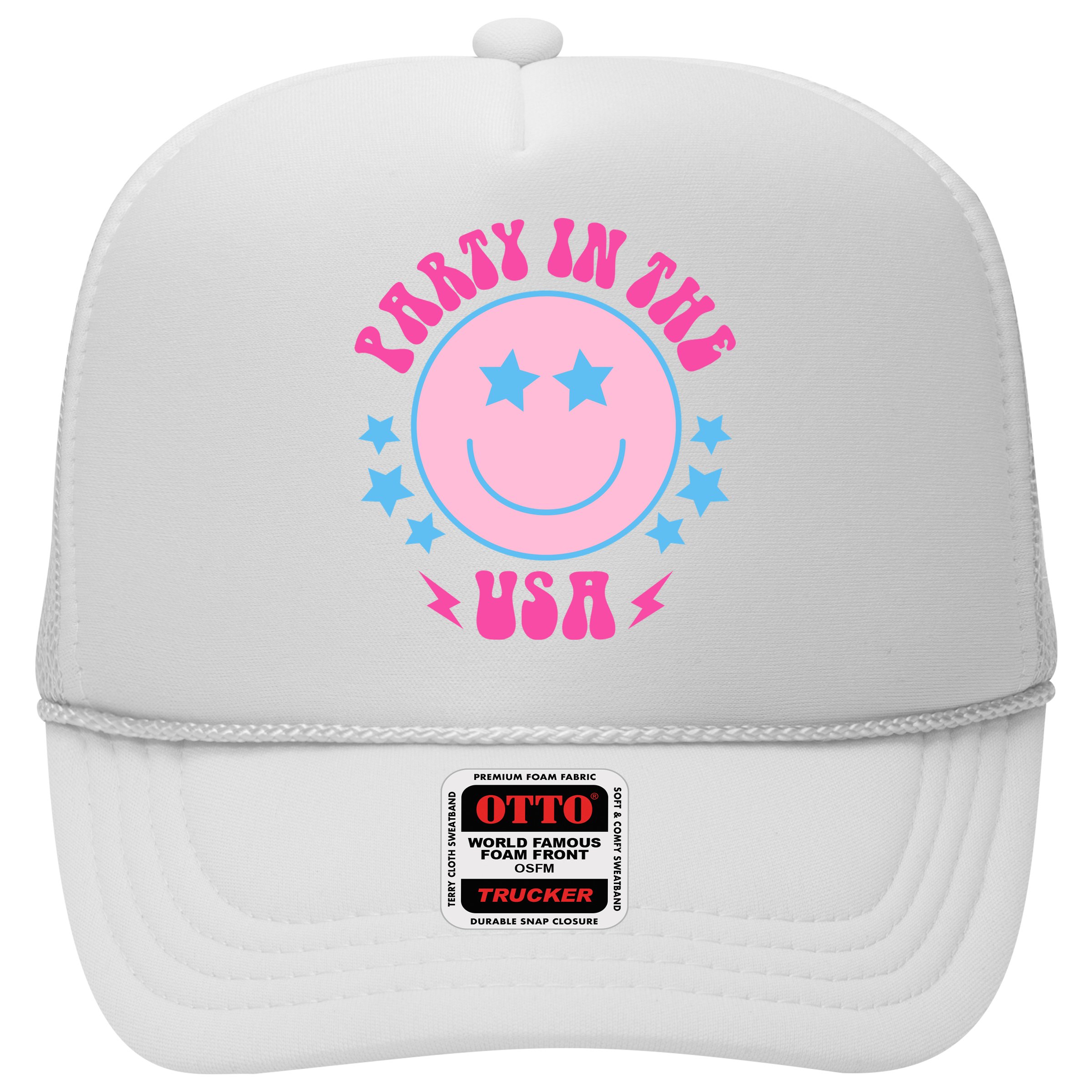 Party In The USA Retro Star Smile Hat