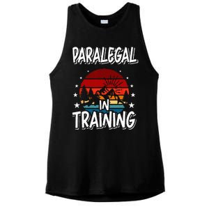 Paralegal in Training Future Paralegal Ladies PosiCharge Tri-Blend Wicking Tank