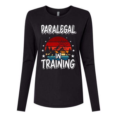 Paralegal in Training Future Paralegal Womens Cotton Relaxed Long Sleeve T-Shirt