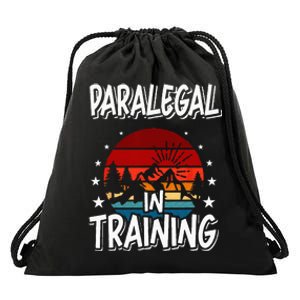 Paralegal in Training Future Paralegal Drawstring Bag