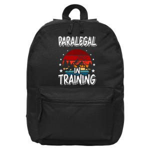 Paralegal in Training Future Paralegal 16 in Basic Backpack