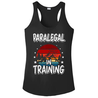 Paralegal in Training Future Paralegal Ladies PosiCharge Competitor Racerback Tank