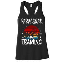 Paralegal in Training Future Paralegal Women's Racerback Tank