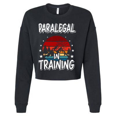 Paralegal in Training Future Paralegal Cropped Pullover Crew