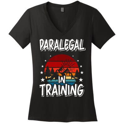 Paralegal in Training Future Paralegal Women's V-Neck T-Shirt