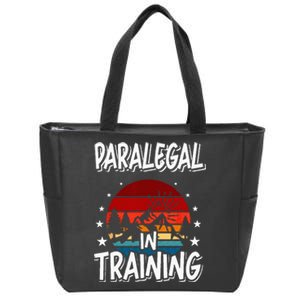 Paralegal in Training Future Paralegal Zip Tote Bag