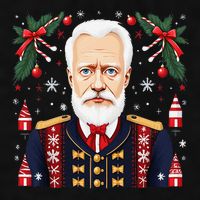 Pyotr Ilyich Tchaikovsky Christmas Nutcracker Composer Ladies PosiCharge Tri-Blend Wicking Tank