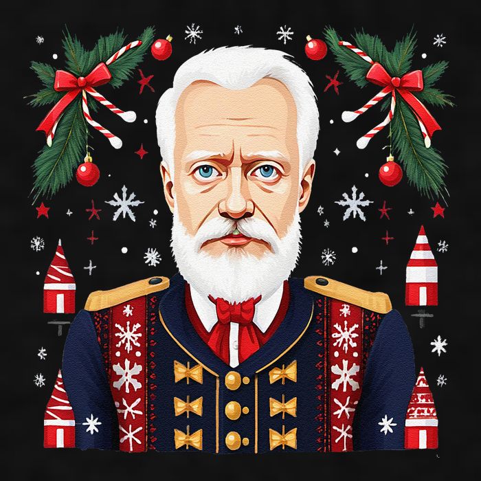 Pyotr Ilyich Tchaikovsky Christmas Nutcracker Composer Ladies PosiCharge Tri-Blend Wicking Tank