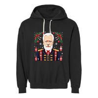 Pyotr Ilyich Tchaikovsky Christmas Nutcracker Composer Garment-Dyed Fleece Hoodie