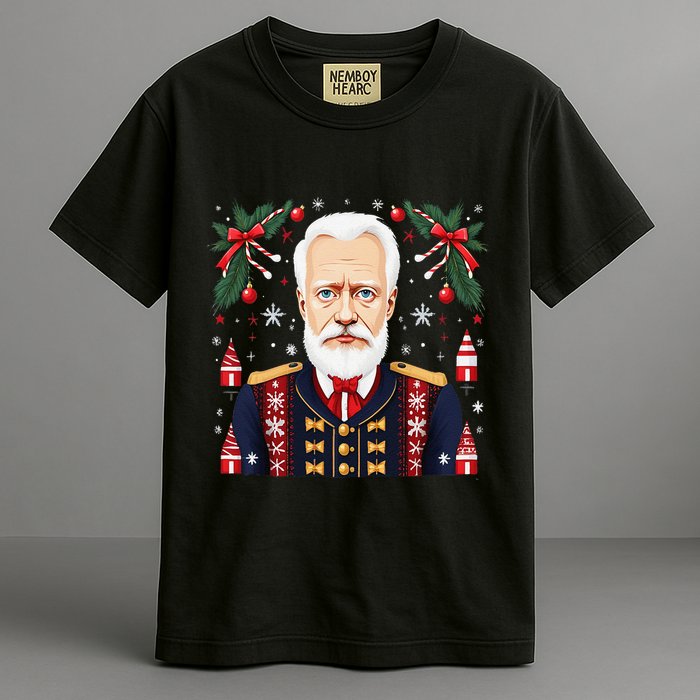Pyotr Ilyich Tchaikovsky Christmas Nutcracker Composer Garment-Dyed Heavyweight T-Shirt