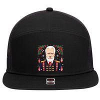 Pyotr Ilyich Tchaikovsky Christmas Nutcracker Composer 7 Panel Mesh Trucker Snapback Hat