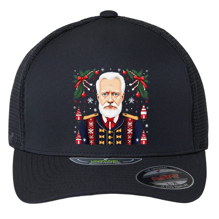 Pyotr Ilyich Tchaikovsky Christmas Nutcracker Composer Flexfit Unipanel Trucker Cap