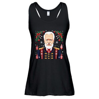 Pyotr Ilyich Tchaikovsky Christmas Nutcracker Composer Ladies Essential Flowy Tank