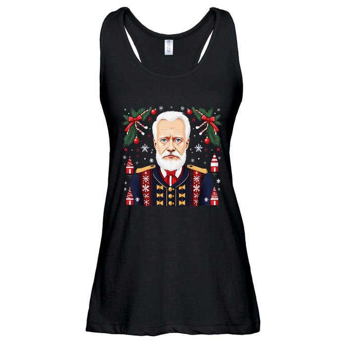 Pyotr Ilyich Tchaikovsky Christmas Nutcracker Composer Ladies Essential Flowy Tank