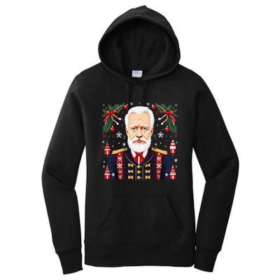 Pyotr Ilyich Tchaikovsky Christmas Nutcracker Composer Women's Pullover Hoodie