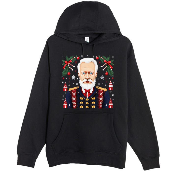Pyotr Ilyich Tchaikovsky Christmas Nutcracker Composer Premium Pullover Hoodie