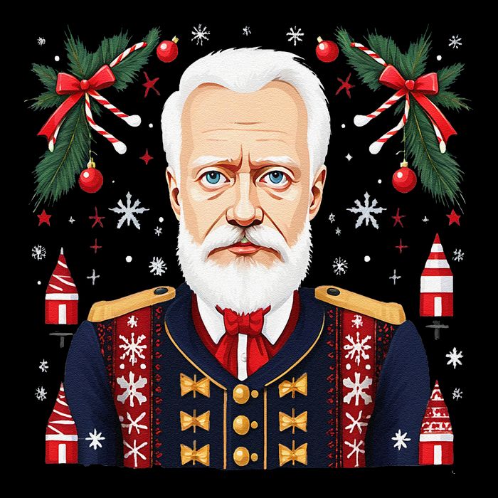 Pyotr Ilyich Tchaikovsky Christmas Nutcracker Composer Poster