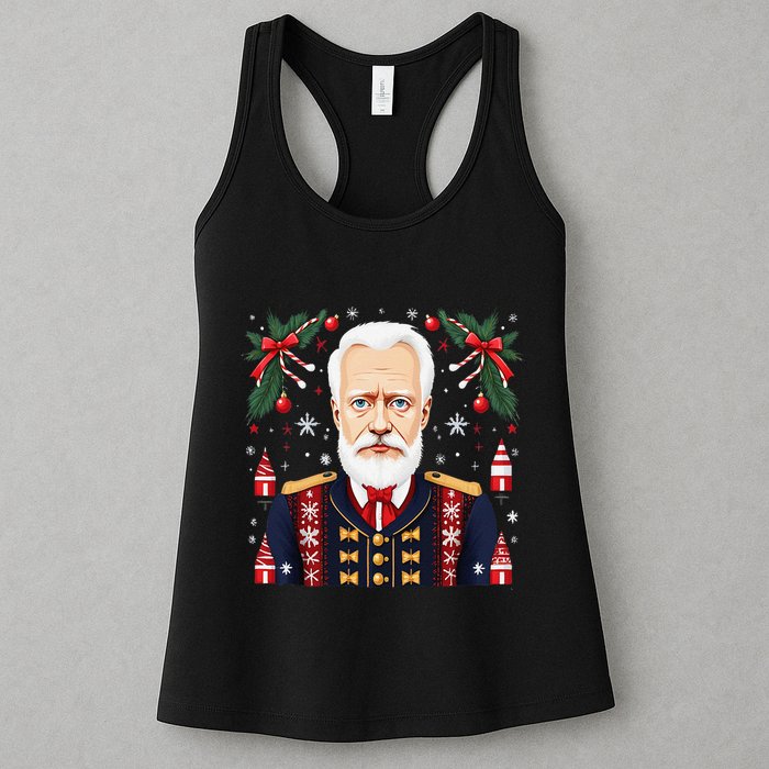Pyotr Ilyich Tchaikovsky Christmas Nutcracker Composer Womens Tank Top