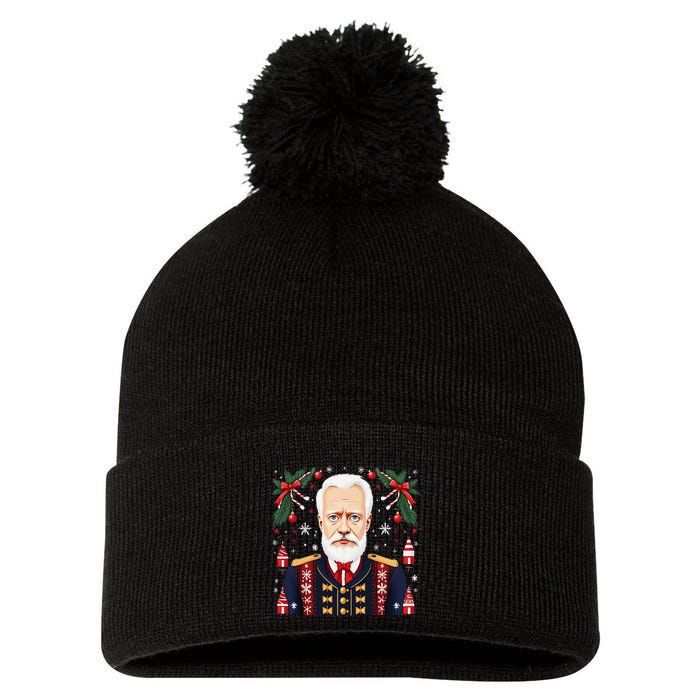 Pyotr Ilyich Tchaikovsky Christmas Nutcracker Composer Pom Pom 12in Knit Beanie