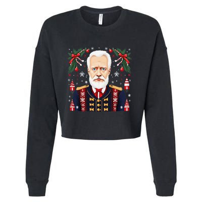 Pyotr Ilyich Tchaikovsky Christmas Nutcracker Composer Cropped Pullover Crew