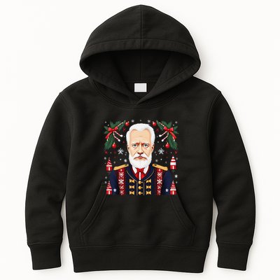 Pyotr Ilyich Tchaikovsky Christmas Nutcracker Composer Kids Hoodie