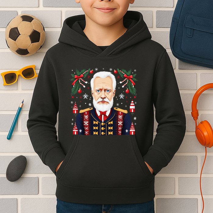 Pyotr Ilyich Tchaikovsky Christmas Nutcracker Composer Kids Hoodie