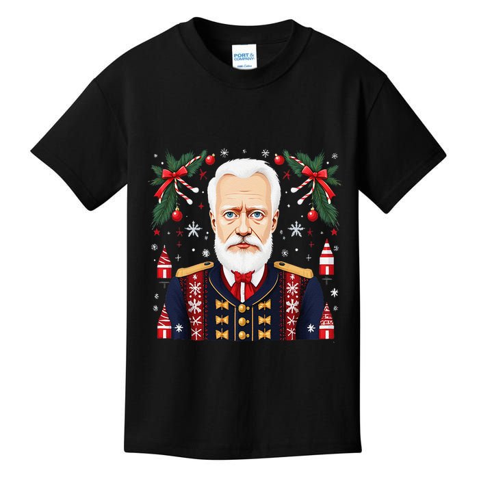 Pyotr Ilyich Tchaikovsky Christmas Nutcracker Composer Kids T-Shirt