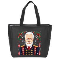 Pyotr Ilyich Tchaikovsky Christmas Nutcracker Composer Zip Tote Bag
