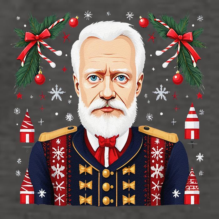 Pyotr Ilyich Tchaikovsky Christmas Nutcracker Composer Vector Backpack