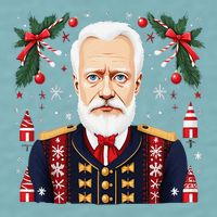 Pyotr Ilyich Tchaikovsky Christmas Nutcracker Composer Sueded Cloud Jersey T-Shirt
