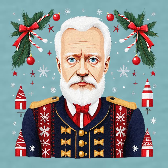 Pyotr Ilyich Tchaikovsky Christmas Nutcracker Composer Sueded Cloud Jersey T-Shirt