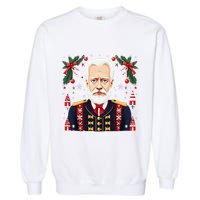 Pyotr Ilyich Tchaikovsky Christmas Nutcracker Composer Garment-Dyed Sweatshirt