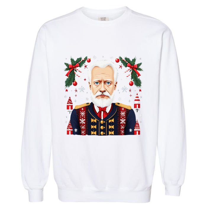 Pyotr Ilyich Tchaikovsky Christmas Nutcracker Composer Garment-Dyed Sweatshirt