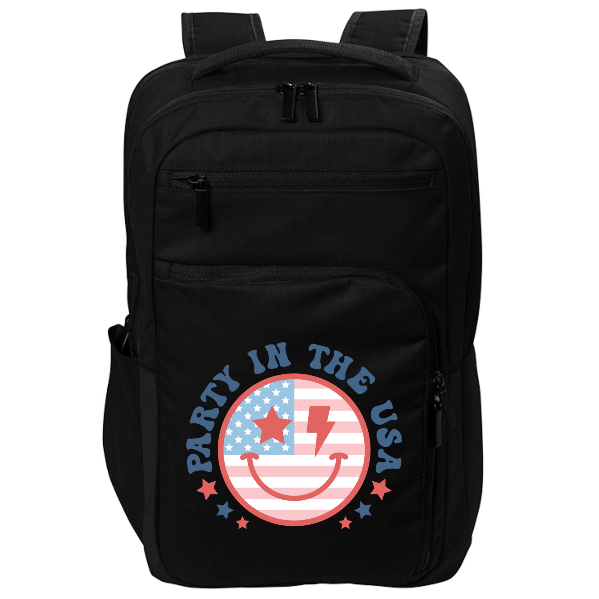 Party In The Usa 4th Of July Preppy Smile Aesthetic Gift Impact Tech Backpack