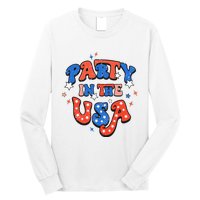 Party In The USA 4th Of July Independence Day USA Vintage Long Sleeve Shirt