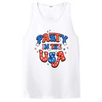 Party In The USA 4th Of July Independence Day USA Vintage PosiCharge Competitor Tank