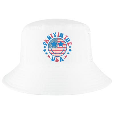 Party In The Usa 4th Of July Preppy Smile Cool Comfort Performance Bucket Hat