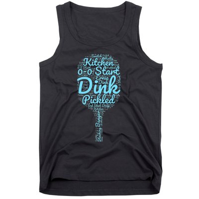 Pickleball improves the phrases of the memory drink player Tank Top