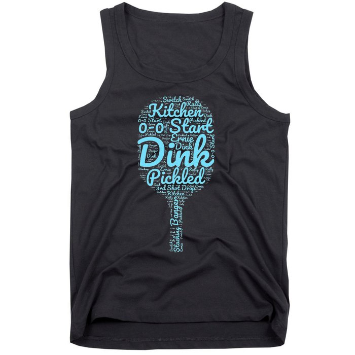 Pickleball improves the phrases of the memory drink player Tank Top