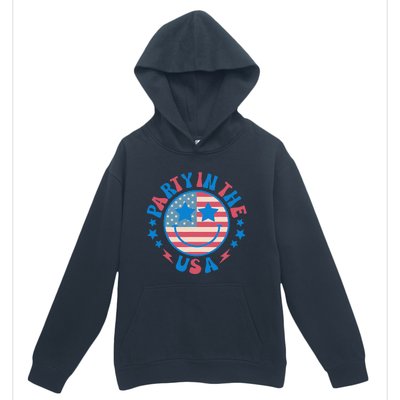 Party In The Usa 4th Of July Preppy Smile Urban Pullover Hoodie