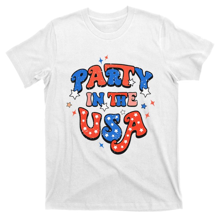 Party In The USA 4th Of July Independence Day USA Vintage T-Shirt