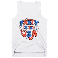 Party In The USA 4th Of July Independence Day USA Vintage Tank Top