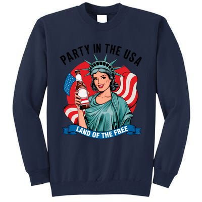 Party In The Usa Land Of The Free 4th Of July Tall Sweatshirt