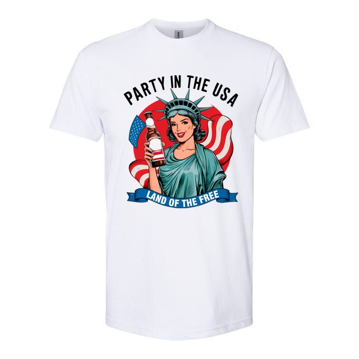 Party In The Usa Land Of The Free 4th Of July Softstyle CVC T-Shirt