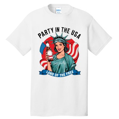 Party In The Usa Land Of The Free 4th Of July Tall T-Shirt