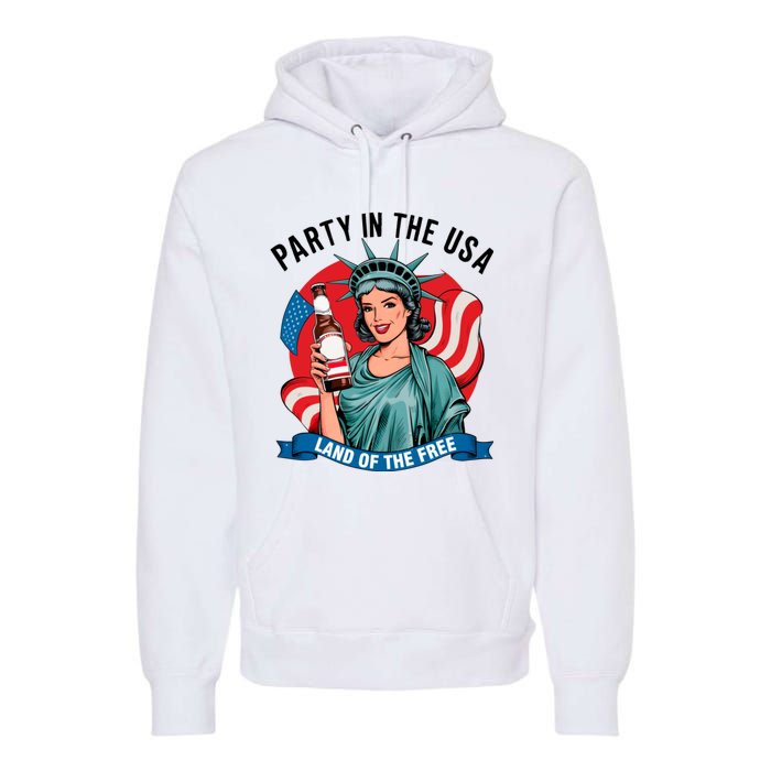 Party In The Usa Land Of The Free 4th Of July Premium Hoodie