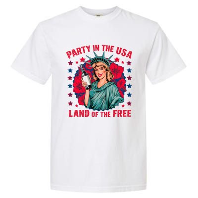 Party In The Usa Land Of The Free Garment-Dyed Heavyweight T-Shirt